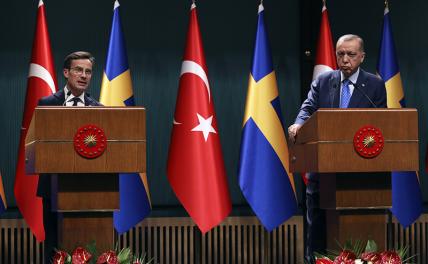 Военный эксперт объяснил, почему Эрдоган «дал добро» на вступление Швеции в НАТО
